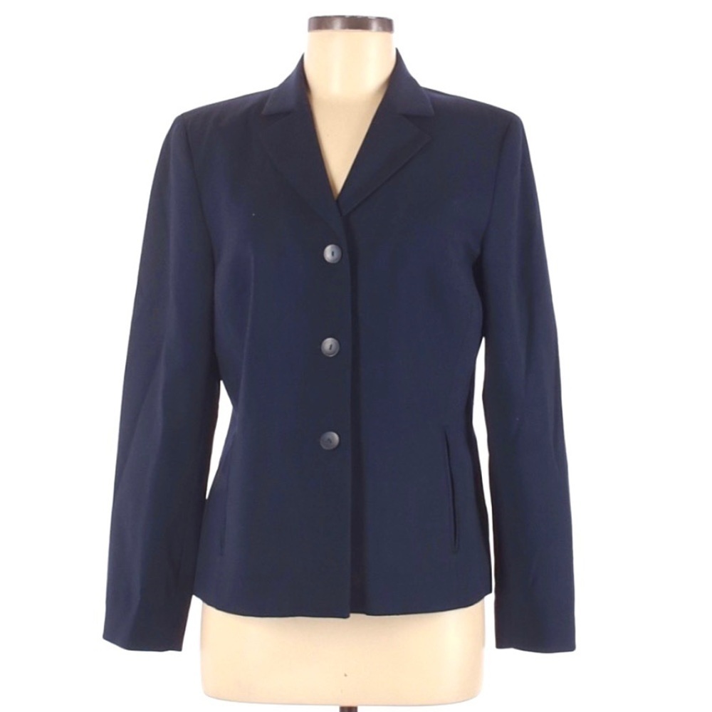 Closet Closing 🚧 PENDLETON Wool blend Classic Navy Blazer Jacket 8
